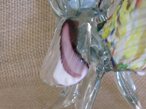 Vintage Murano Multicolor Rooster Figurine ~ 7x12" Hand Blown Italian Art Glass - Picture 4 of 13