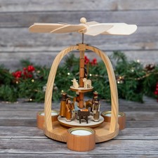 Nativity Tee Light Pyramid