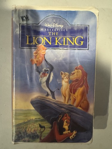 The Lion King Walt Disney VHS Tape 1995 Masterpiece Collection Animated Movie - Imagen 1 de 3