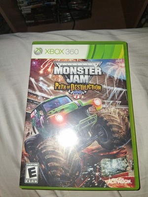 Monster Jam: Path of Destruction (Microsoft Xbox 360, 2010)
