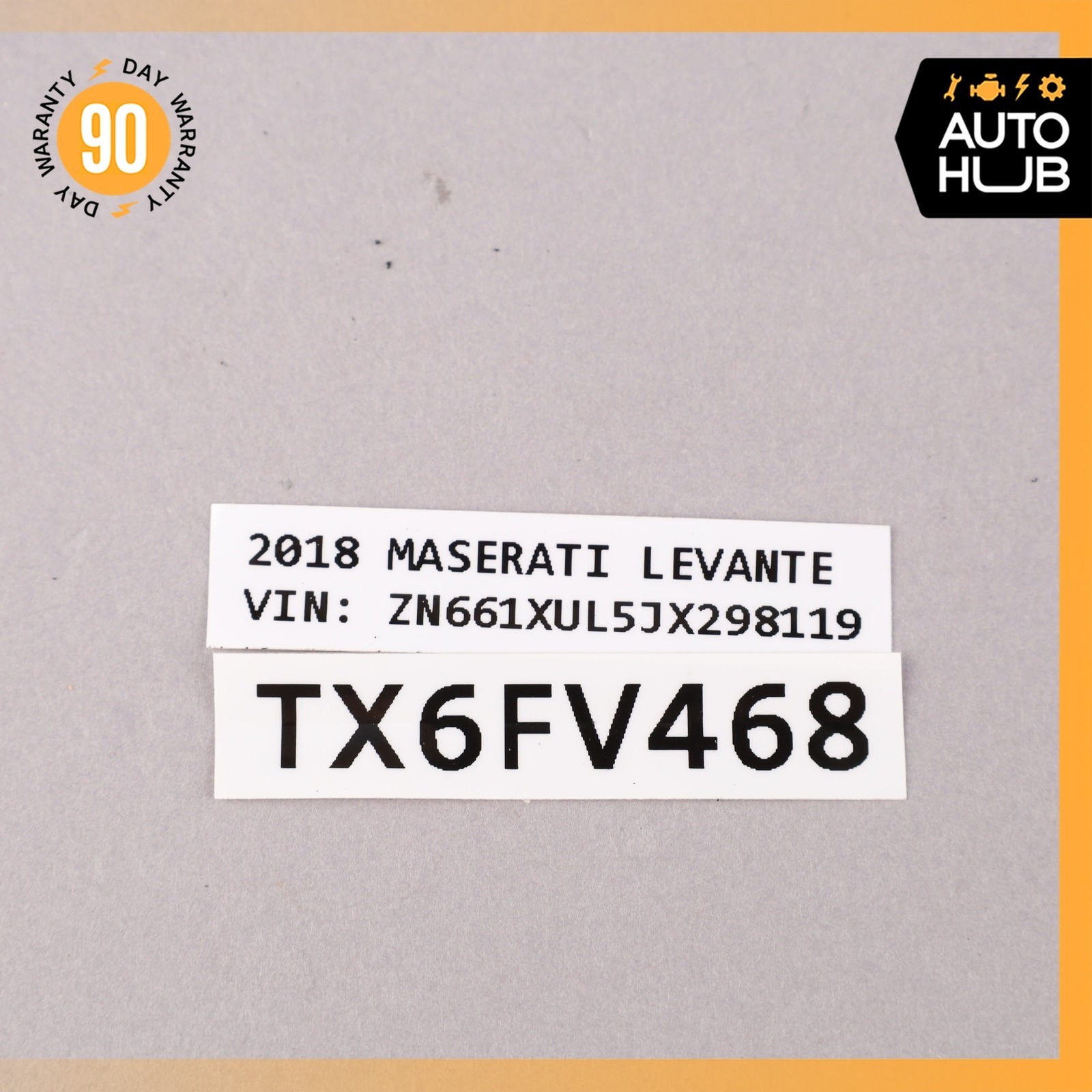 Maserati Levante M161 TPMS Tire Pressure Sensor Sensors Set of 4 433.92 MHZ OEM