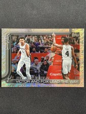 Victor Wembanyama And Fox Lead The Way 2025-26 Topps Flagship Sandglitter #300