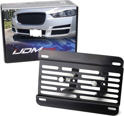 No Drill Front Grille Mesh Mount LicensePlate Relocator For Jaguar XE XF F-Pace