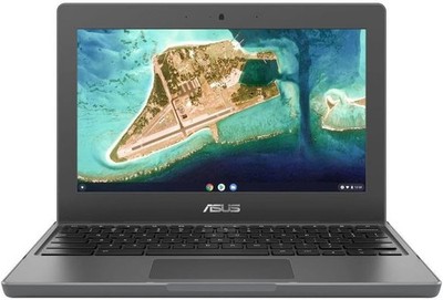 ASUS Chromebook 11.6'' HD Laptop   Intel Celeron N5100, 4GB RAM, 32GB - Dark Grey