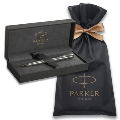 PARKER Sonnet Stainless Steel CT Ballpoint Pen M Gift Set 1950871V3 France