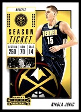 Nikola Jokic 2018-19 Panini Contenders #26 Nuggets NBA READ FREE SHIPPING