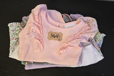 Lot Of 4 Infant Girl's SZ 3 Month OneZs And Dress Spring/Summer Okie Dokie