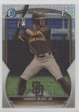 2023 Bowman Draft Chrome Japan Refractor Homer Bush Jr #BDC-124 9fn