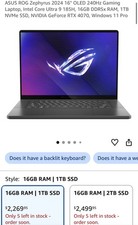 ASUS - ROG Zephyrus G16 16" OLED QHD 240Hz Gaming Laptop