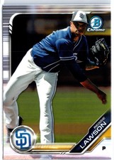 2019 Bowman - Reggie Lawson #BCP-68 Chrome Prospects San Diego Padres