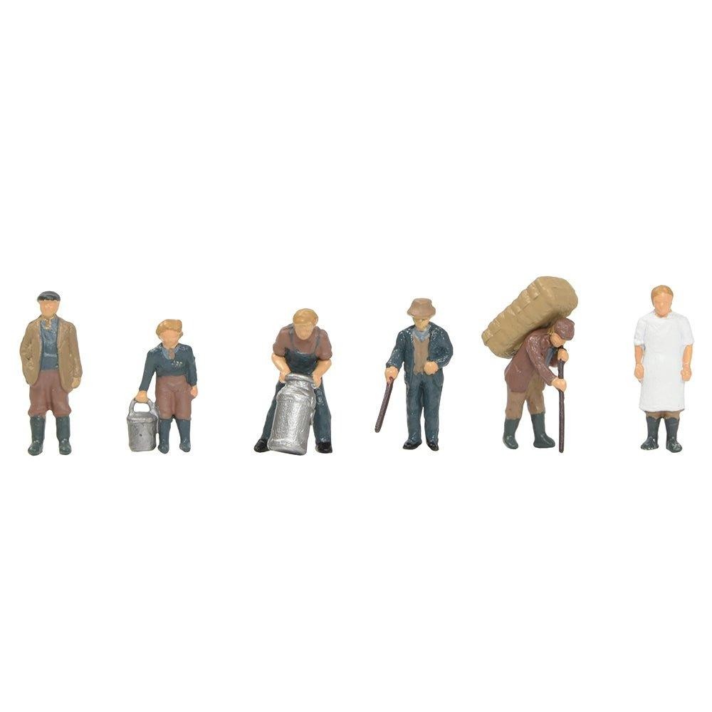 OO Gauge Bachmann Scenecraft 1940s/'50s Livestock Farming Figures 36-414