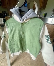NWT Wonder Nation Boy s Lightweight Spring/Summer Snap Up Hoodie Jacket Size 4
