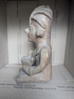 Pre-Columbian Mayan Antique  Clay Terracotta Figure Statue Royalty Holding Duck — photo 3