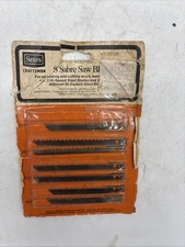 Craftsman Sabre Saw Blade Assortment 7 New Blades #28738 Vintage