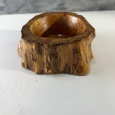 Hand Turned Natural Edge Wood Bowl Rustic Decorative Catch All Small Bowl