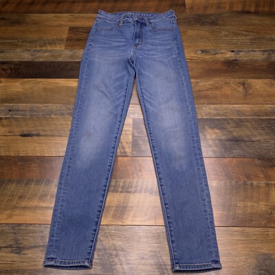 American Eagle Super High Rise Jegging ￼0 Short Super Stretch