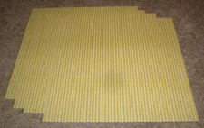 Creative Imaginations 12x12 Scrapbook Papers (4) ~ by Jone HallmarkYellow Stripe