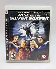 Fantastic Four Rise of the Silver Surfer PS3 Game Case Manual Tested