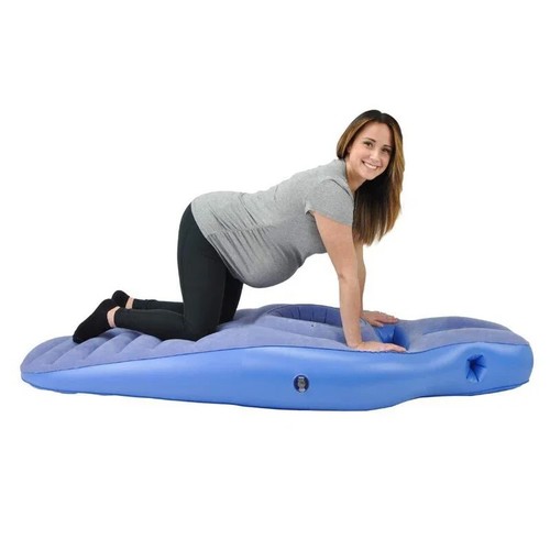 Almohada inflable para cama de maternidad soporte corporal almohadilla para dormir cojín de yoga para embarazo - Imagen 5 de 17
