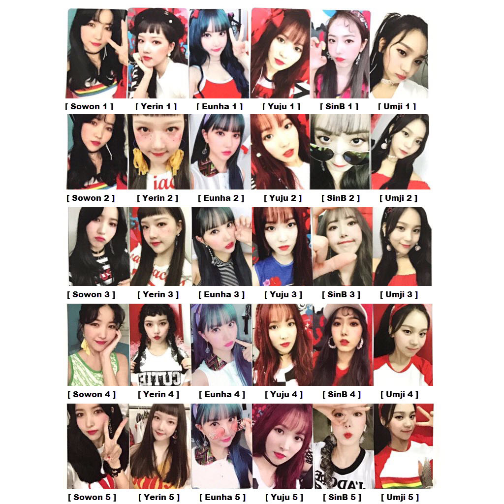 大人の上質  GFRIEND Official SUMMER SUNNY Album Mini Summer PHOTOCARD アイドルグッズ