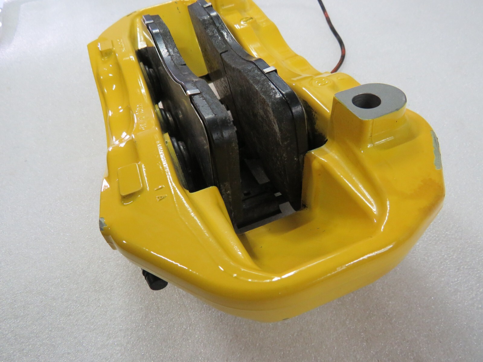 Ferrari California, LH, Left, Front CCM Brake Caliper, Yellow, Used, P/N 251512