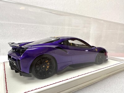 フェラーリ ミニカー 紫色 488pista 1/18 MR Ferrari 488 Pista Purple 03/20 Pcs | eBay