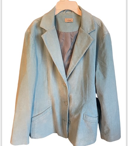 LL Bean Corduroy Women's Jacket Blazer 