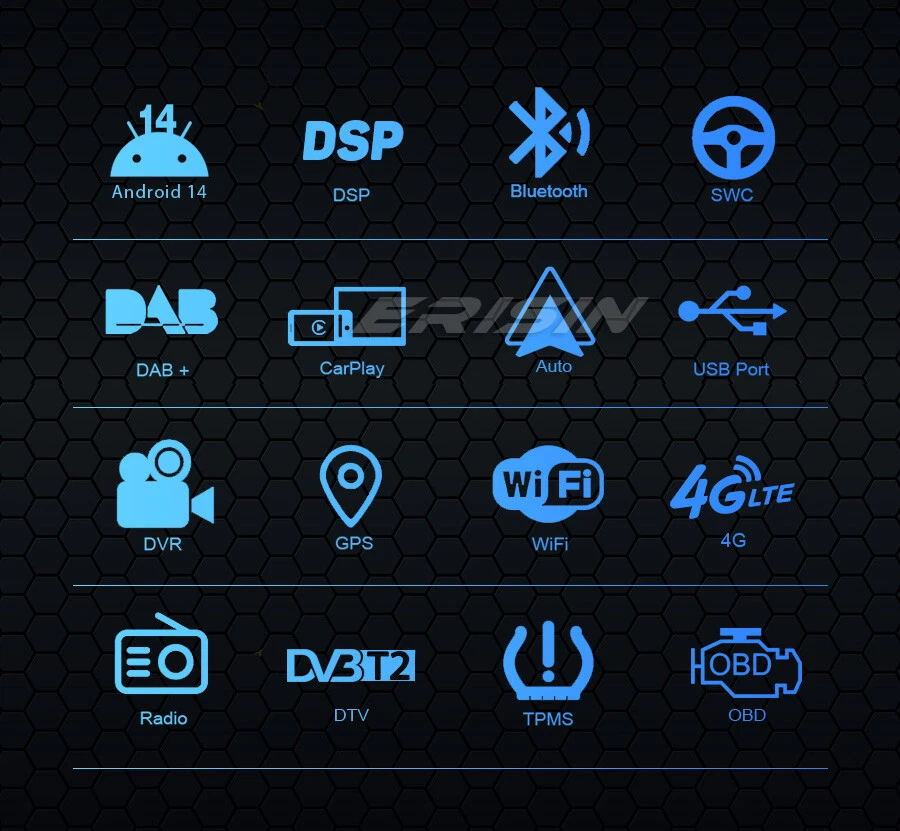 9" 8-Kern Android 14 Autoradio GPS Navi Für Mercedes-Benz SMART CarPlay DAB+ DSP - Bild 2 von 4