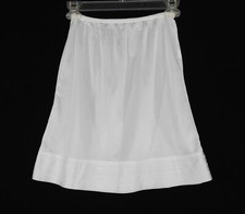    MEL LIN Half Slip Skirt White Silky Nylon Small