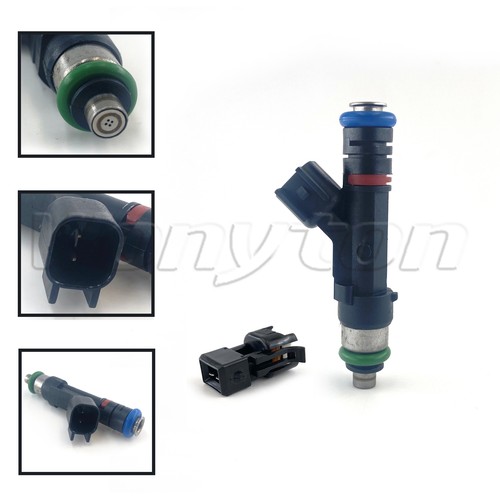 4x Inyectores de combustible Bosch EV14 actualizados para Jeep Wrangler Cherokee Dodge Dakota 2.5 - Imagen 2 de 6