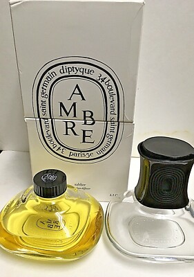 DIPTYQUE FIGUIER HOURGLASS DIFFUSER 2.5 OZ BOXED AMBRE 