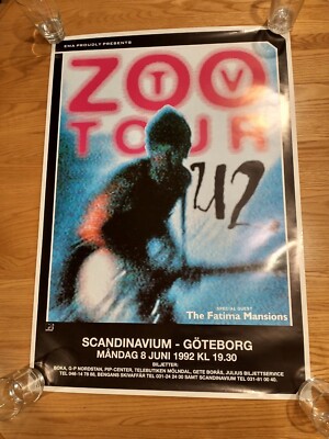 ZOO TV Tour/ユーツー/アートポスター U2 ZOO Silver Foil Poster – U2 Shop US