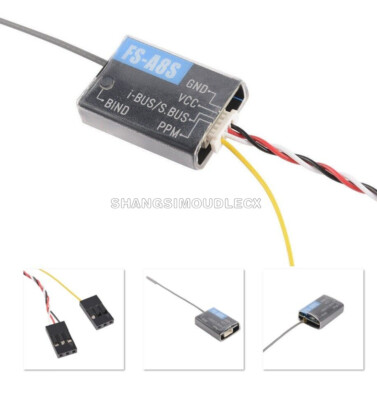 Flysky FS-A8S V2 8CH Mini Receiver w/ PPM i-BUS SBUS Output For FS i4 i6 i10GT2E