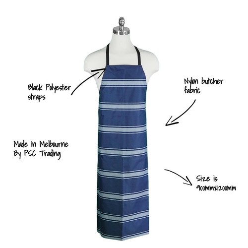Waterproof Oil Proof Nylon Aprons Kitchen Cook Garden Butcher Cleaning Unisex - Picture 15 of 16