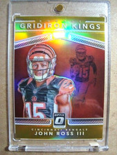 2017 John Ross Donruss Optic Rookie Gridiron Kings Gold Prizm RC 01/10 MINT 🔥🔥