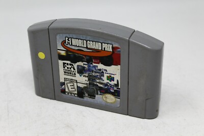  F-1 World Grand Prix - Nintendo 64 N64 - Racing Game - See Desc