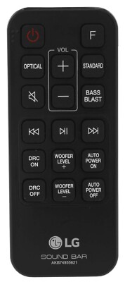 Original LG SJ2 Fernbedienung für kabellose Soundbar