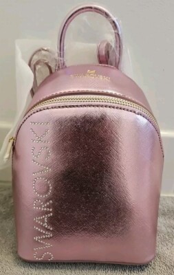 Swarovski Sparkling Mini backpack Bag Pink Size 7