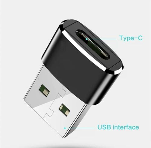 Adattatore USB C Tipo C Femmina a USB A Maschio Pc Laptop a Caricatore Telefono - Confezione da 4 - Foto 2 di 8