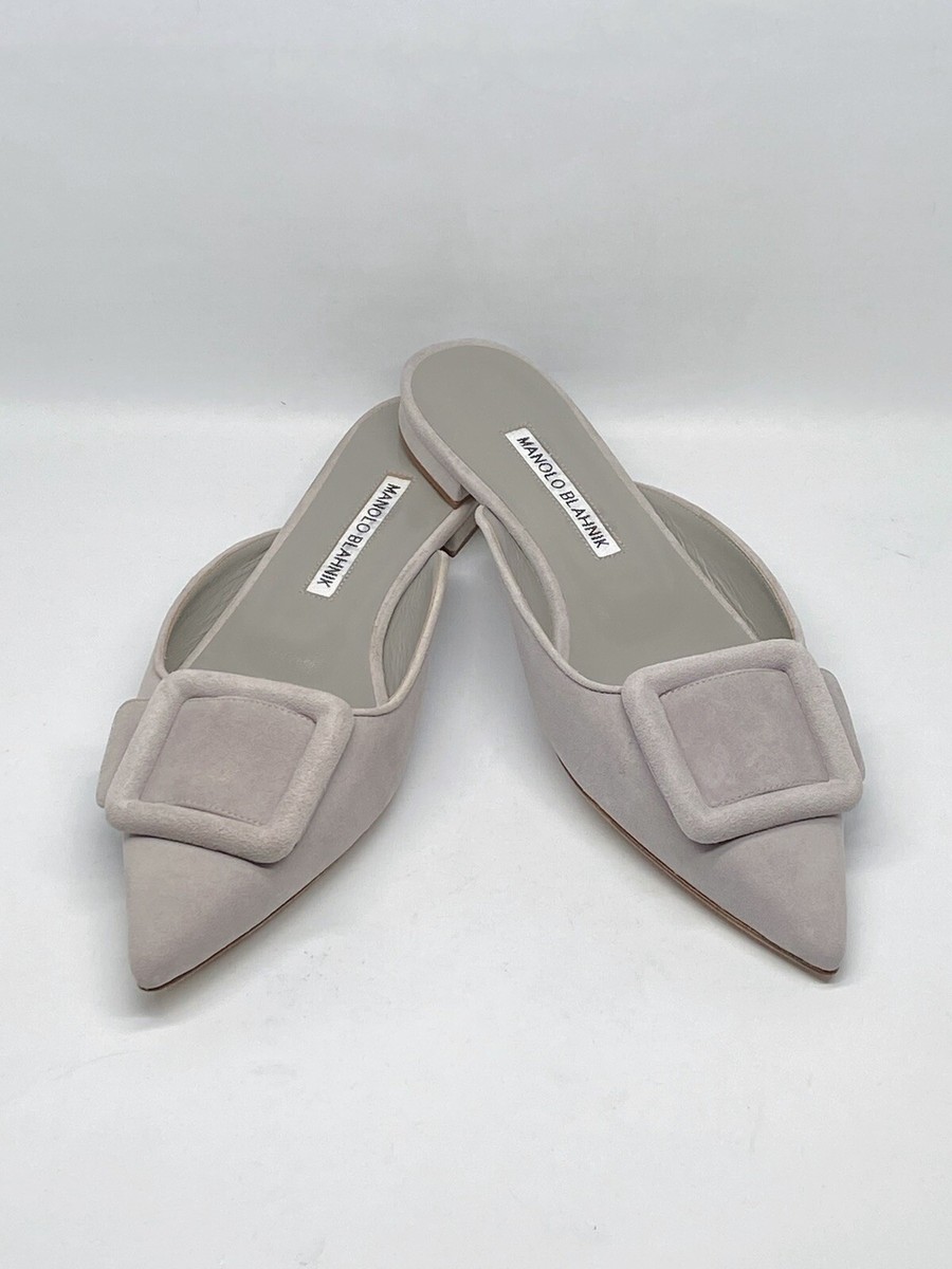MANOLO BLAHNIK (36) ミュール Maysale Manolo Blahnik Maysale Suede Flats size 36 | eBay