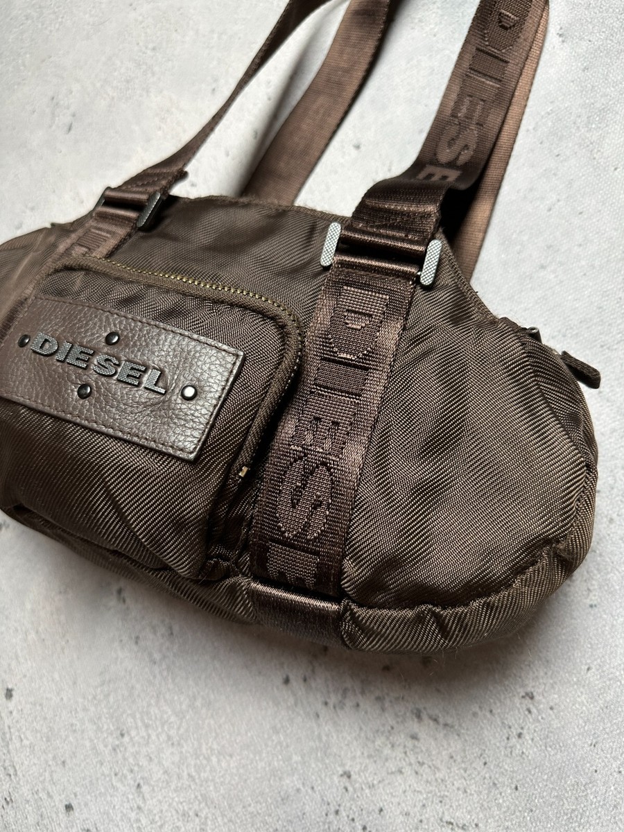 Vintage Diesel Nylon y2k Shoulder Multipocket Opium Bag 90s