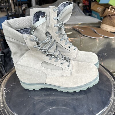 McRae Air Force Combat Flight Boots Men s SZ 9.5W GORE-TEX Sage Green Vibram