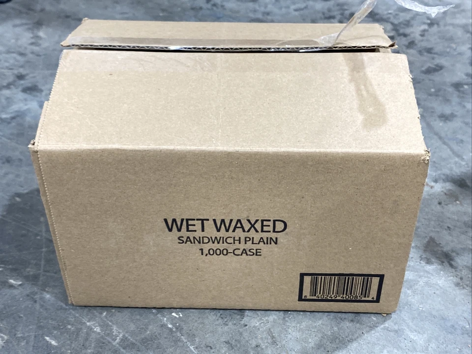 1000PC Paper Sandwich Bags Wet Wax Paper Bags 7.25 x 6 x .75 Inch Bags New - Imagem 2 de 4