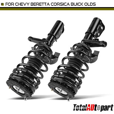 2x Strut & Coil Spring for Chevy Beretta Corsica Buick Skylark Oldsmobile Front