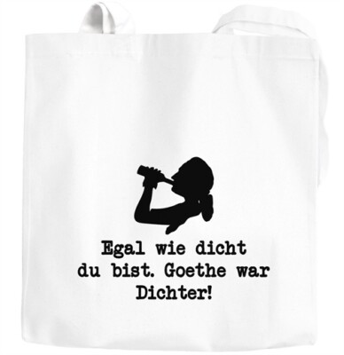 Jute prey no matter how close you are Goethe was poet saying funny Kalauer