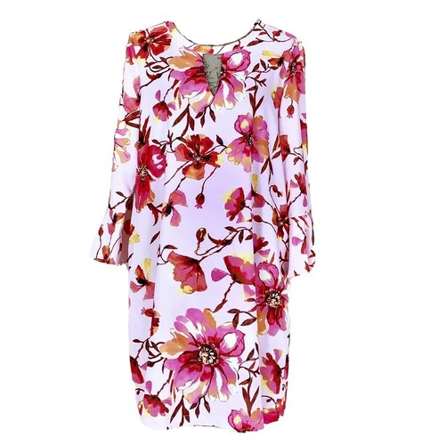 Beige By ECI Womens Stretch Dress with Floral Embroidery - M- New with Tags | eBay Beige By ECI Womens Stretch Dress with Floral Embroidery - M- New with Tags | eBay
