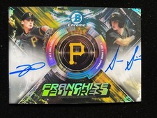 2019 Bowman Chrome Draft QUINN PRIESTER SIANI Rookie DUAL AUTO #/99 Brewers RC