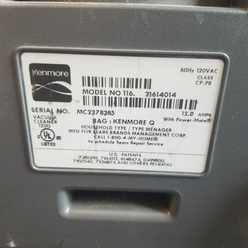 Kenmore 116 Progressive True HEPA 360 Vacuum, Motor *Canister Only Purple - Picture 10 of 17