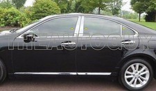 2010 2011 2012  LEXUS ES350 STAINLESS STEEL 6 PC PILLAR POST MOLDING SET