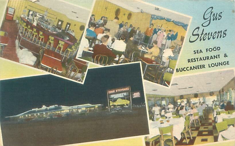 Biloxi MS Gus Stevens Sea Food Restaurant & Buccaneer Lounge MultiView